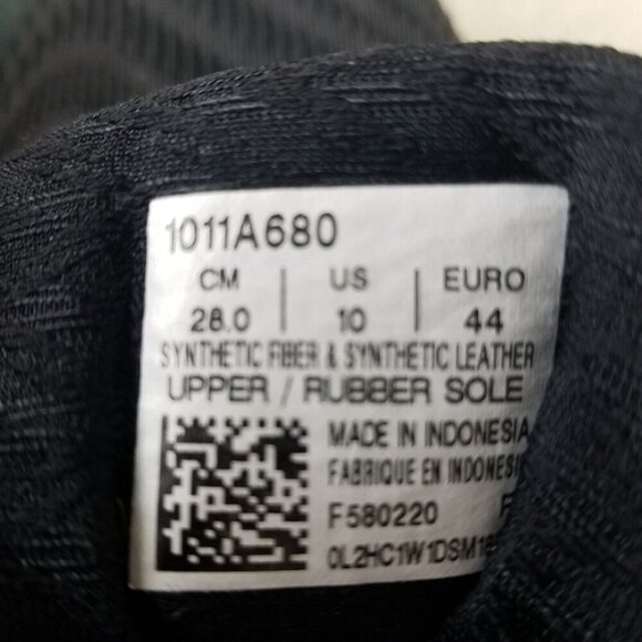 Asics Mens Gel Nimbus 23 1011A680 Running Shoes Sneakers 10 M black blue trim - Picture 11 of 14